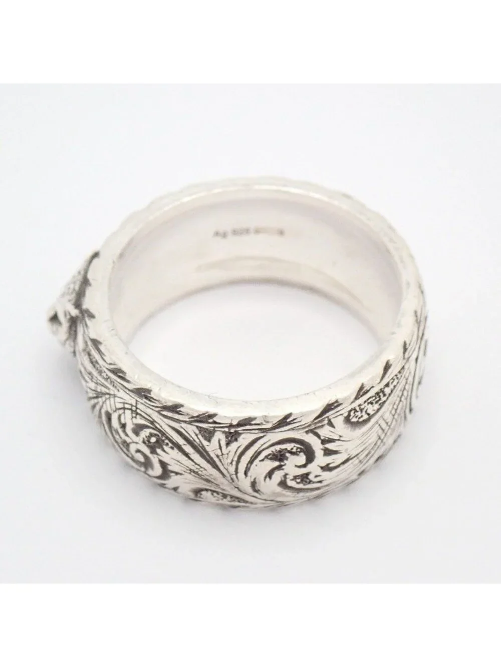 Gucci Cat Head Ring 925 Sterling Silver Actual No Pawn